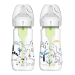 Dr.Brown Flaske Wideneck 270ml Option+, Dino 2pk