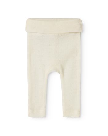Bukse, MarMar, Wool-Pointelle, Natural, Piva