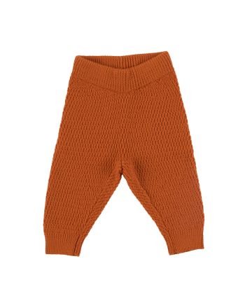Voksi Wool, Honeycomb Bukse, Warm Orange