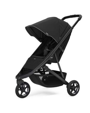 Thule Barnevogn Spring 2, Black on Black