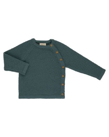 Voksi® Wool, Honeycomb Genser, Sea Green