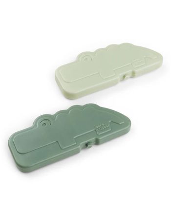 Kjøleelement, Done By Deer, Croco, Green, 2 pk