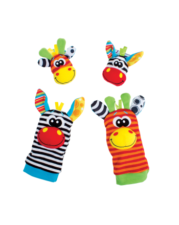 Playgro Jungle Wrist Rattle and Foot Finder 0m+
