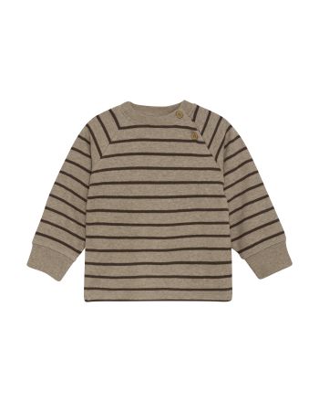 Genser, EnFant, LS Stripe, Pine Bark