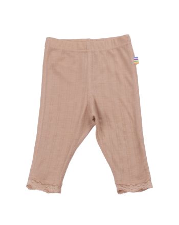 Leggings, Joha, Merinoull/Silke, Peach