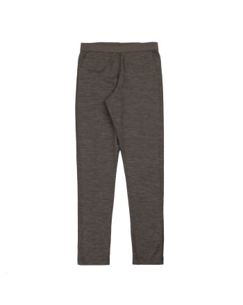 Leggings, Joha, Merinoull, Brown Melange