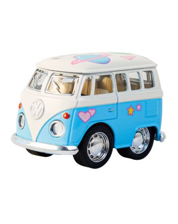 Buss, Magni, VW, Blå