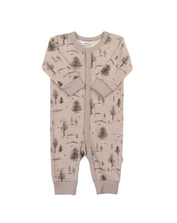 Joha Heldress Ull/Bambus, Skog, Beige
