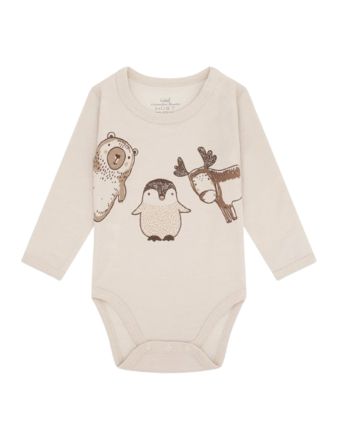 Body, Hust&Claire, Ull/Bambus, Baloo Animals, Off White
