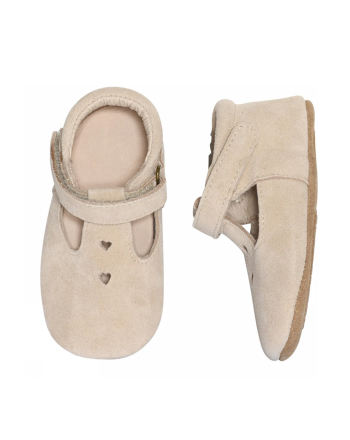 Melton  Skinntøfler, Mary Jane, Oxford Tan