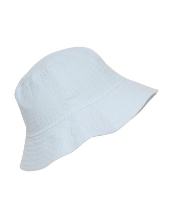Bøttelue, Huttelihut, Muslin, Celestial Blue
