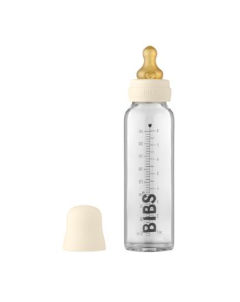 Glassflaske, BIBS, Latex, 225ml, Ivory