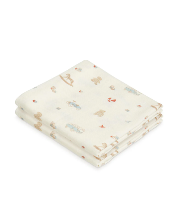 Cam Cam Muslin Kluter, Vintage Toys 2pk
