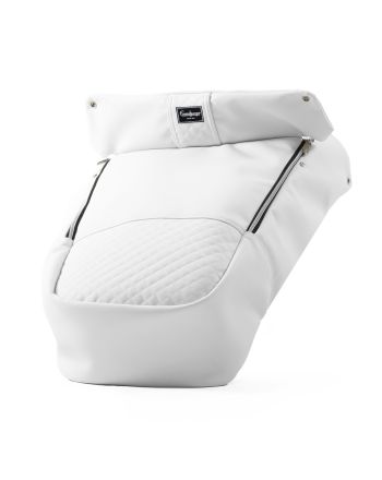 Emmaljunga Fottrekk, Polar White Leath, De Luxe