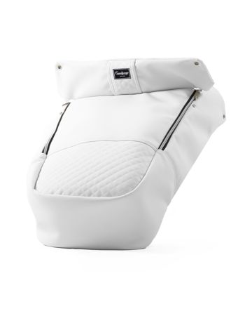 Fottrekk, Emmaljunga, ERGO/FLAT, LUX White Leath.