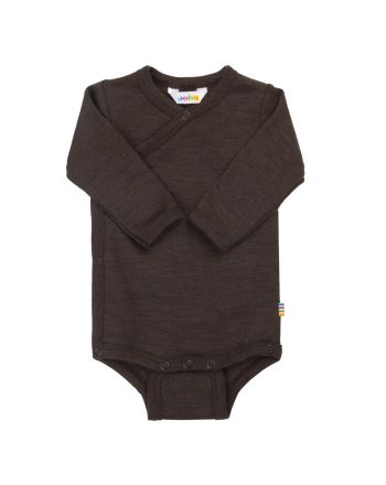 Joha Omslagsbody, Ull/Silke, Brun