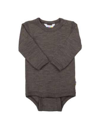 Body, Joha, Merinoull/silke, Brown Melange