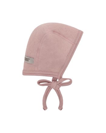 Huttelihut Lue m/knyting, Mahogany Rose