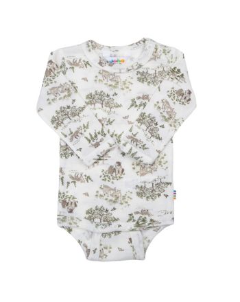 Body, Joha, Merinoull/silke, Skogsdyr, Offwhite