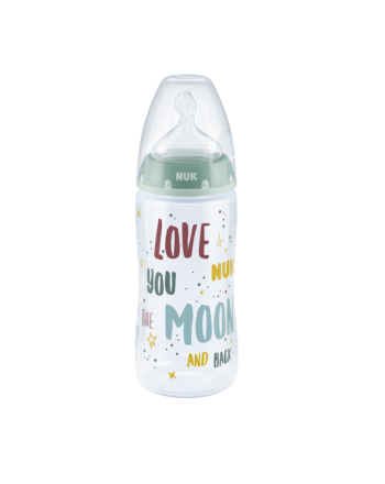 Flaske, NUK, Family Love, Temperature Control, Green