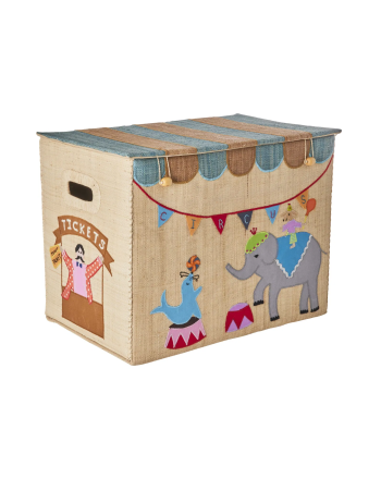 Oppbevaringshus med sirkustema, Stor, Rice