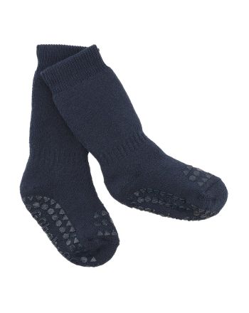 Ullsokker, GoBabyGo, Antiskli Dark Denim Melange