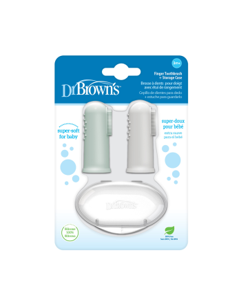 Dr.Brown Fingertannbørste Silikon, 2pk