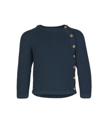 Voksi® Wool, Honeycomb Genser, Poppy Blue