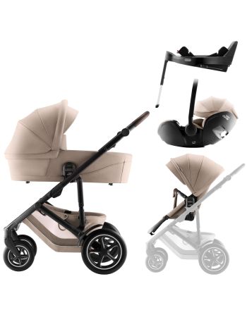 Britax Smile 5z, Style Teak, 4in1, + Baby-Safe Pro + Base 5Z Vario, Vognpakke