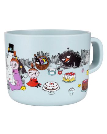 Kopp m/ håndtak, Rätt Start, Mummi, Piknik, Lyseblå