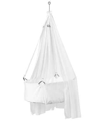 Leander, Klassisk Vugge Inkl. Madrass - Hvit