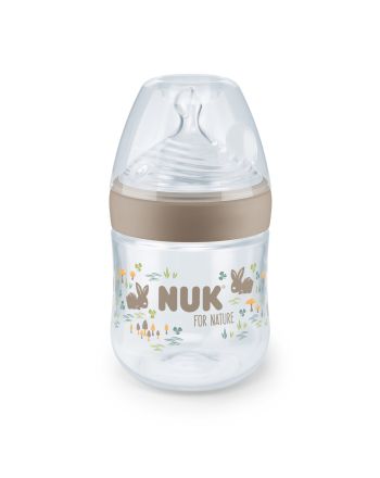 Flaske, NUK, Nature Temperature Control, Brown