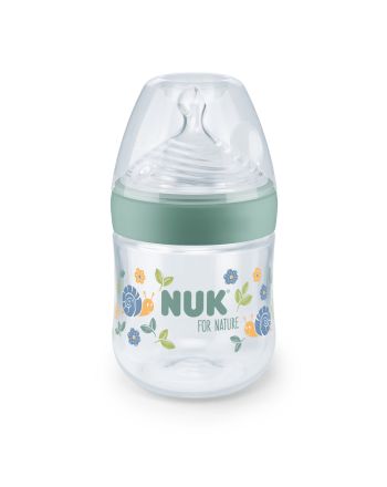 Flaske, NUK, Nature Temperature Control, Green