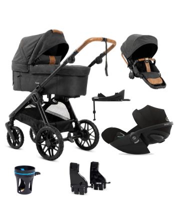 Nyfødtpakke, Emmaljunga Sento Pro, Ergo+, Outdoor Trek 2026 + Cloud G + Base