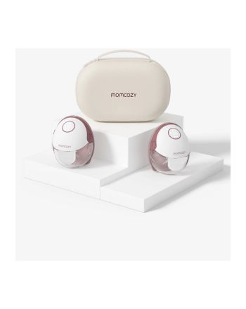 Momcozy, M6, Dobbel Bærbar, Brystpumpe Rød