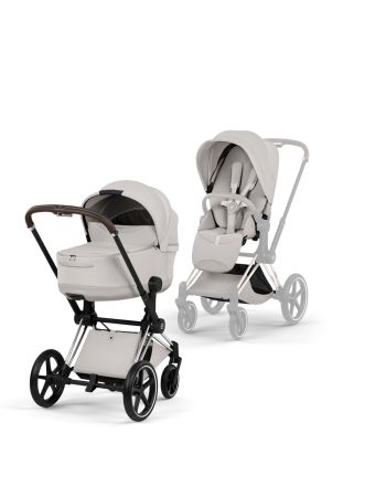 Cybex Priam, Style Collection, Komplett Barnevogn, New Generation, Chrome/City Grey