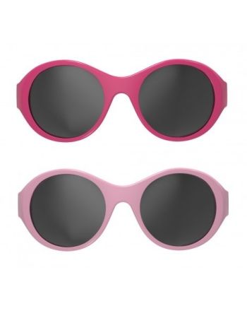 MOKKI Solbriller 0-2 År - Rosa 2pk