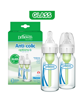 Dr.Brown Glassflaske Standard 120ml, 2pk