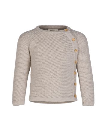 Voksi® Wool, Honeycomb Genser, Seashell Sand