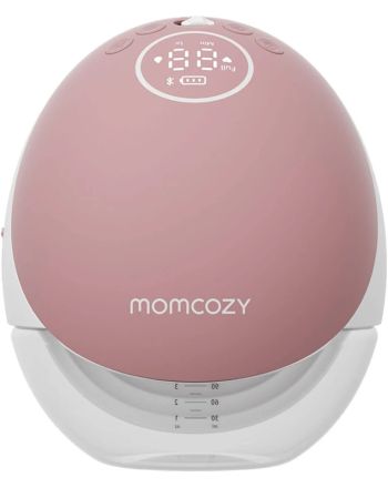 Momcozy M9 Single Bærbar. Brystpumpe, Rød