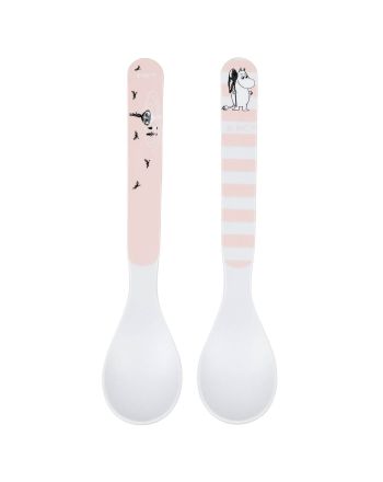 Spiseskje, Rätt Start, 2-pack, Mummi, Vann & bad, Rosa