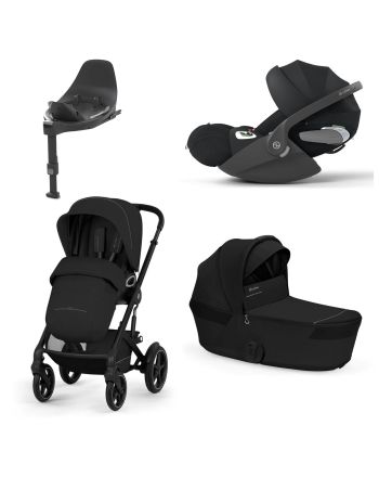 Cybex Talos S Lux, Moon Black Fold Cot, Inkl. Cloud T Plus, Sepia Black + Base