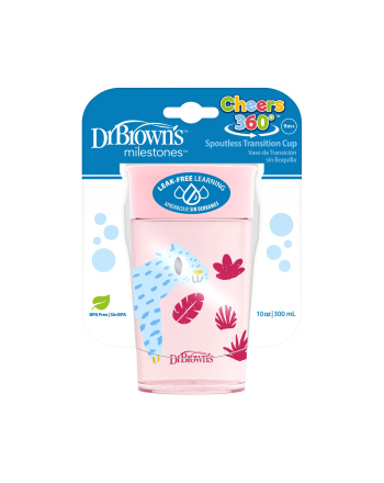 Dr.Brown 360 Kopp, 300ml Rosa