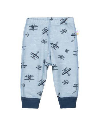 Leggings, Joha, Ull/Bambus, Fly, Light Blue