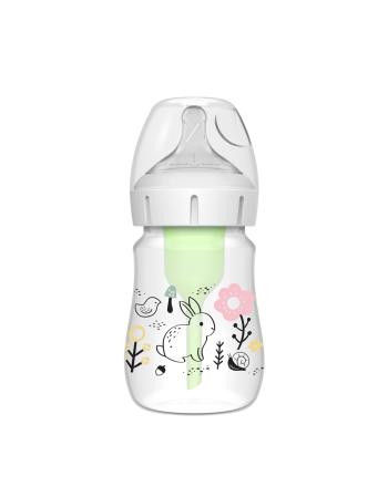 Dr.Brown Flaske Wideneck 150ml Option+, Woodland Bunny
