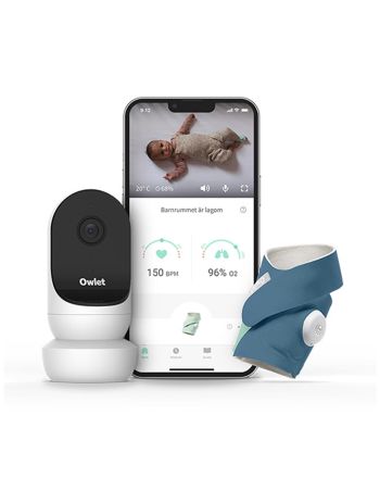 Babycall, Owlet, Monitor Duo med Cam 2, Blue