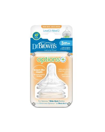 Dr. Brown Flaskesmokk Wideneck Str 2, 3-6mnd
