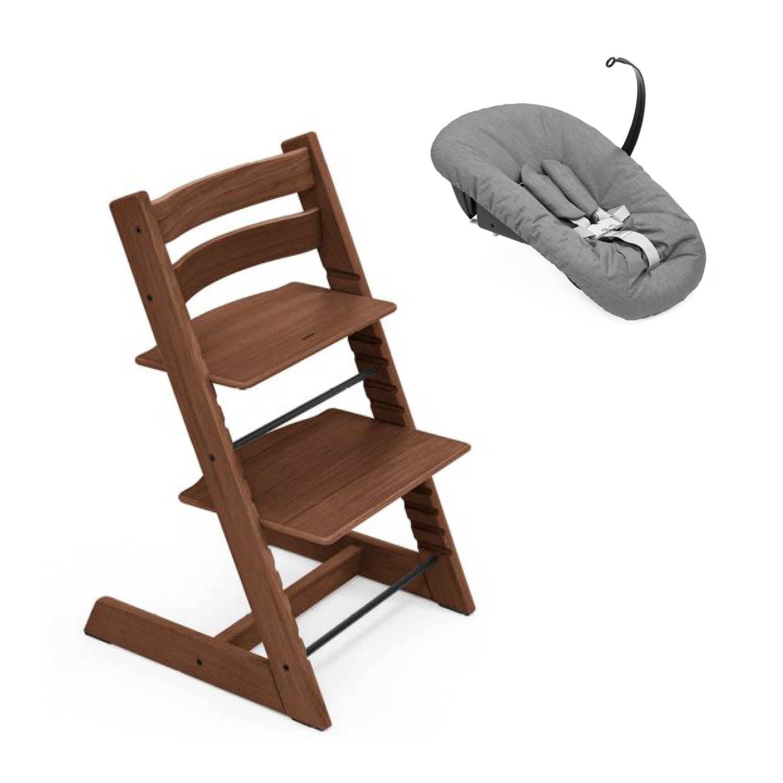Nyfødtpakke, Stokke Tripp Trapp, Storm Grey + Newborn Set